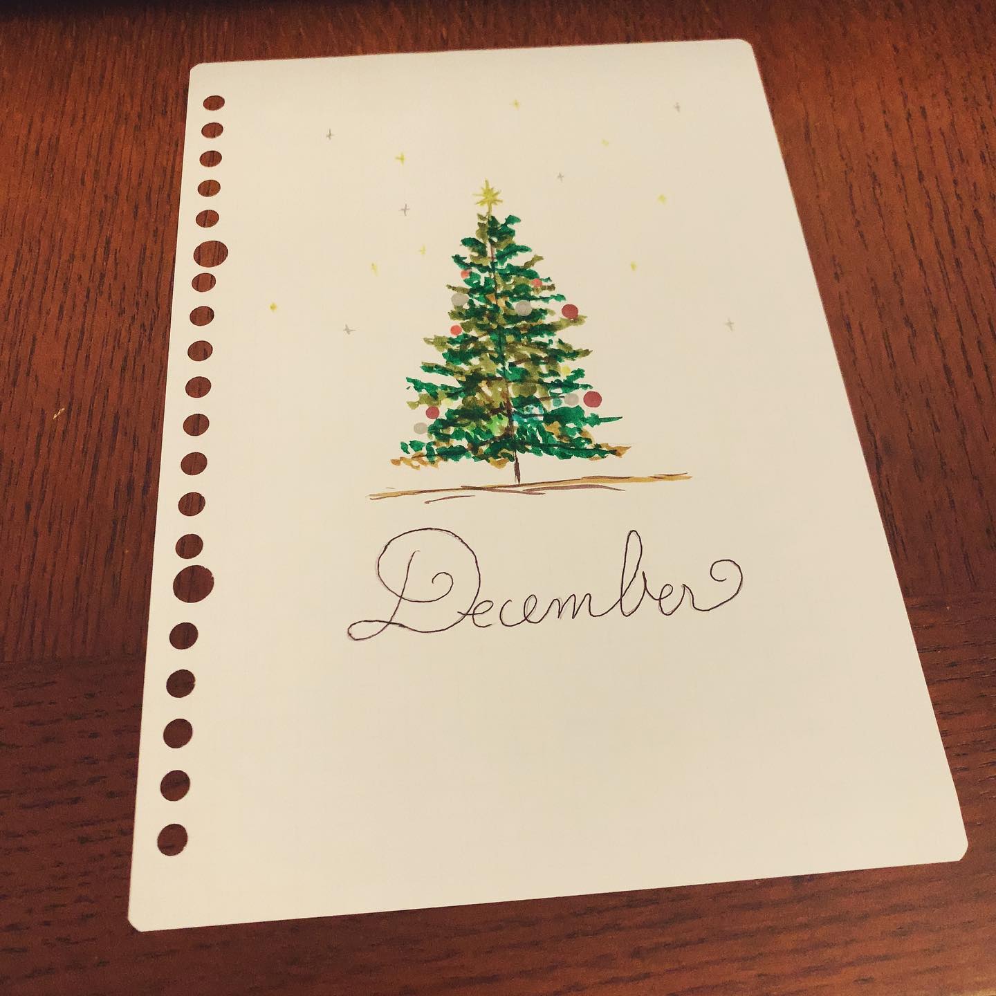 I'm a little late, but I wrote the December door page 🚪.
I'm going to write my goals in the empty space below later.

I wish for many good things!

#バレットジャーナル #簡単 #bulletjournal